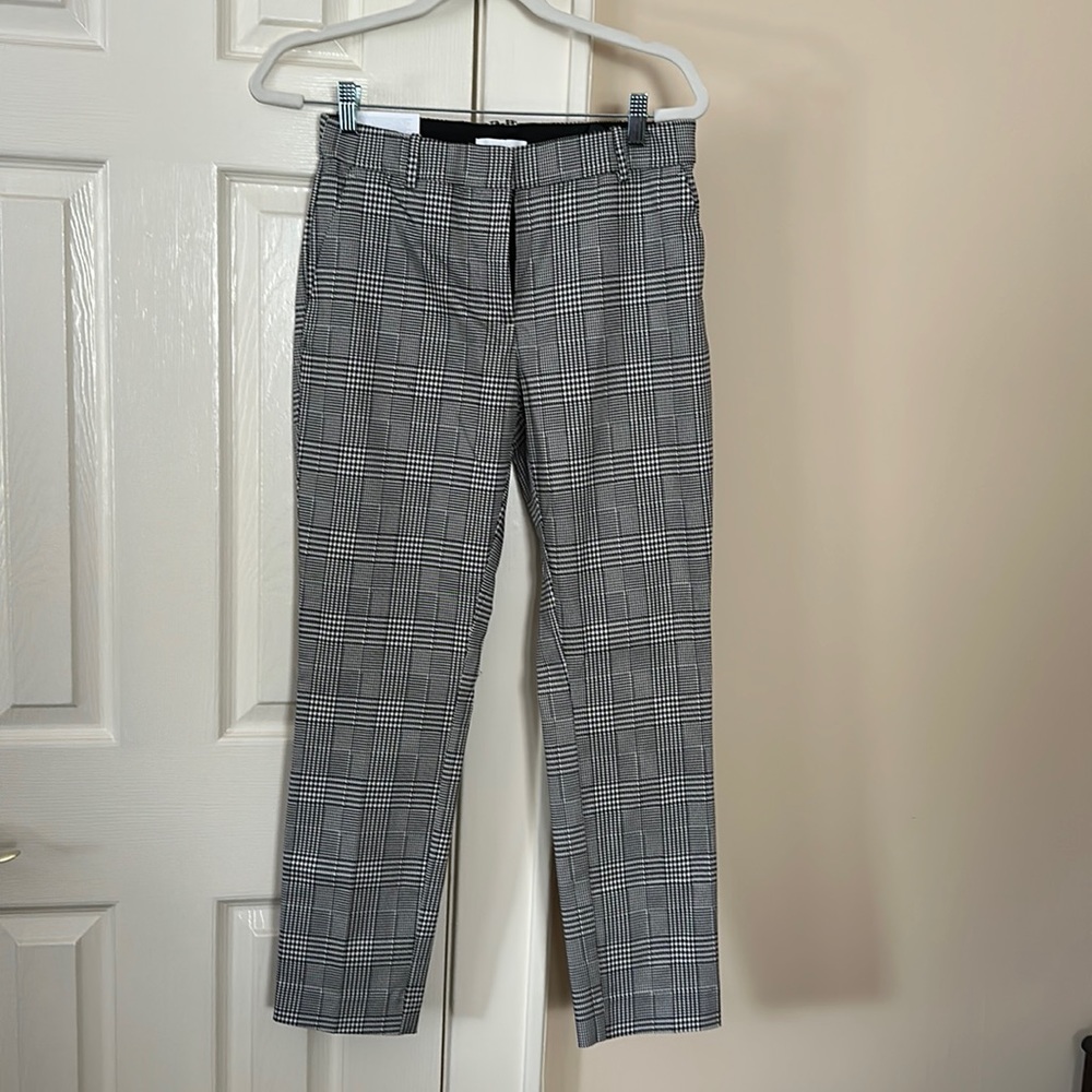 H&M black and white houndstooth pants - Size 8
